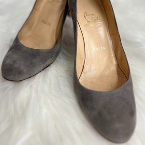 CHRISTIAN LOUBOUTIN SUEDE 3" HEELS